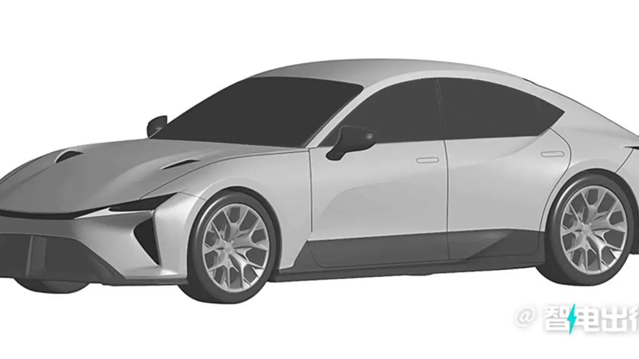 Foto filtrada del Lexus IS el&eacute;ctrico (2025)