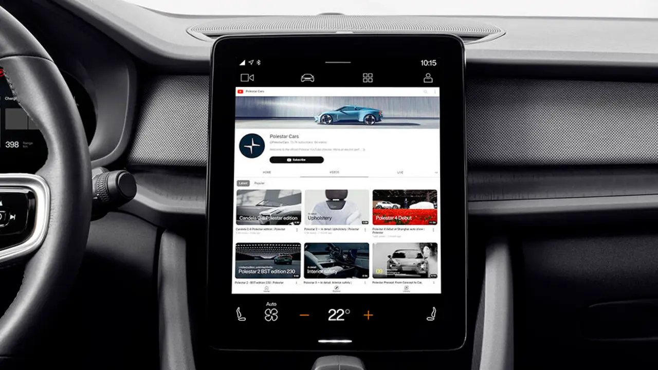 Polestar-2-actualizacion-YouTube-integrado
