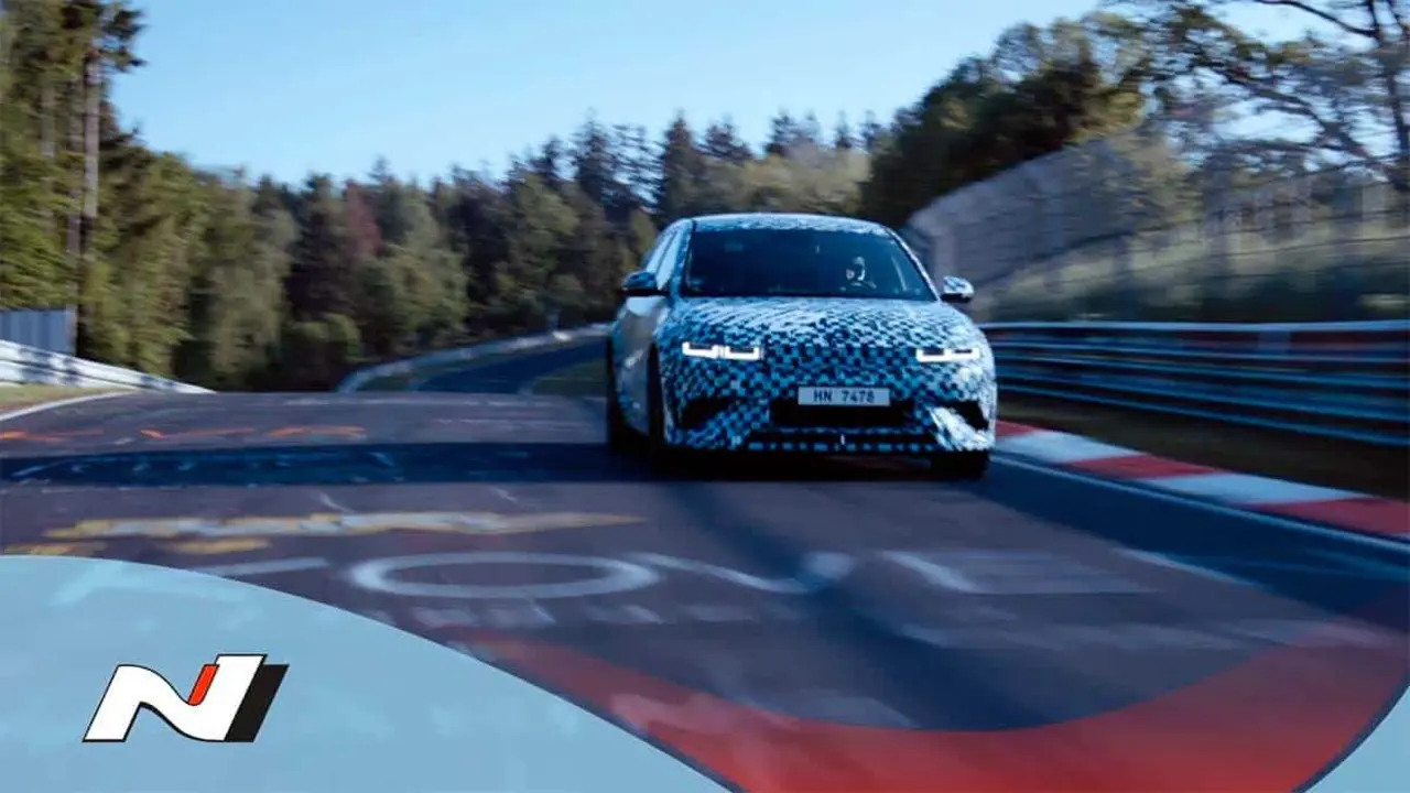 Hyundai IONIQ 5 N en el circuito de Nurburgring