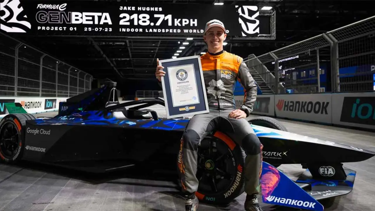 Record velocidad Formula E - indoor