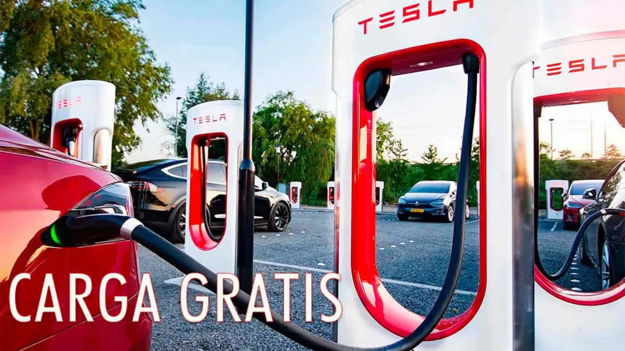 Tesla Supercharger carga gratis
