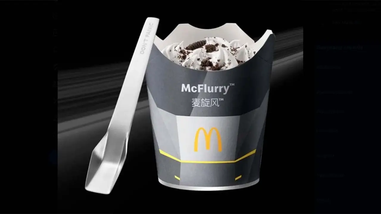 Cucharilla Tesla Cybertruck - McFlurry de Mcdonald&acute;s