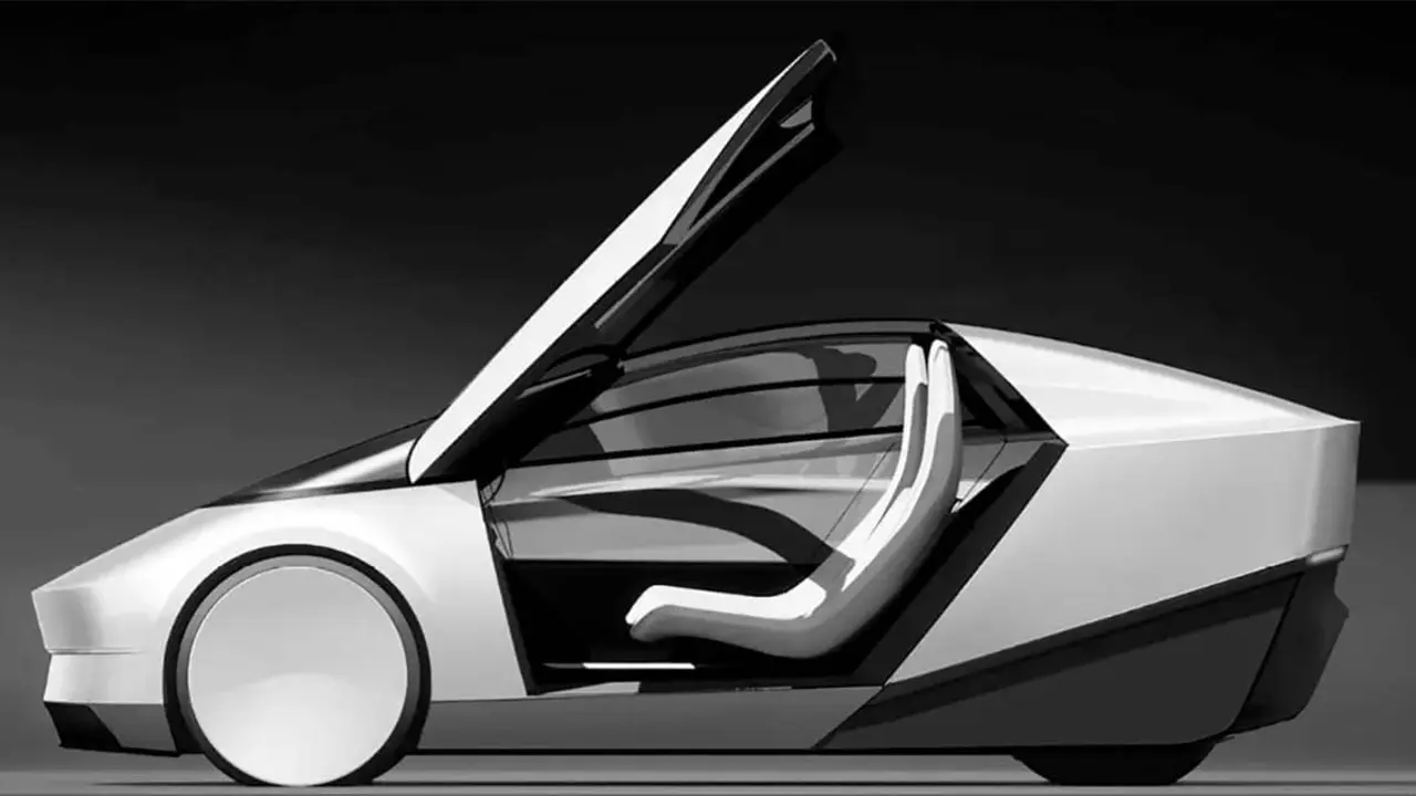 Concept del robotaxi de Tesla