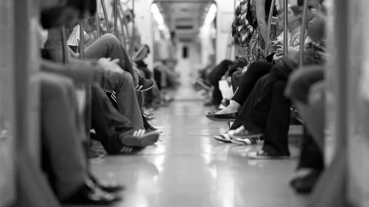 Foto del interior del Metro