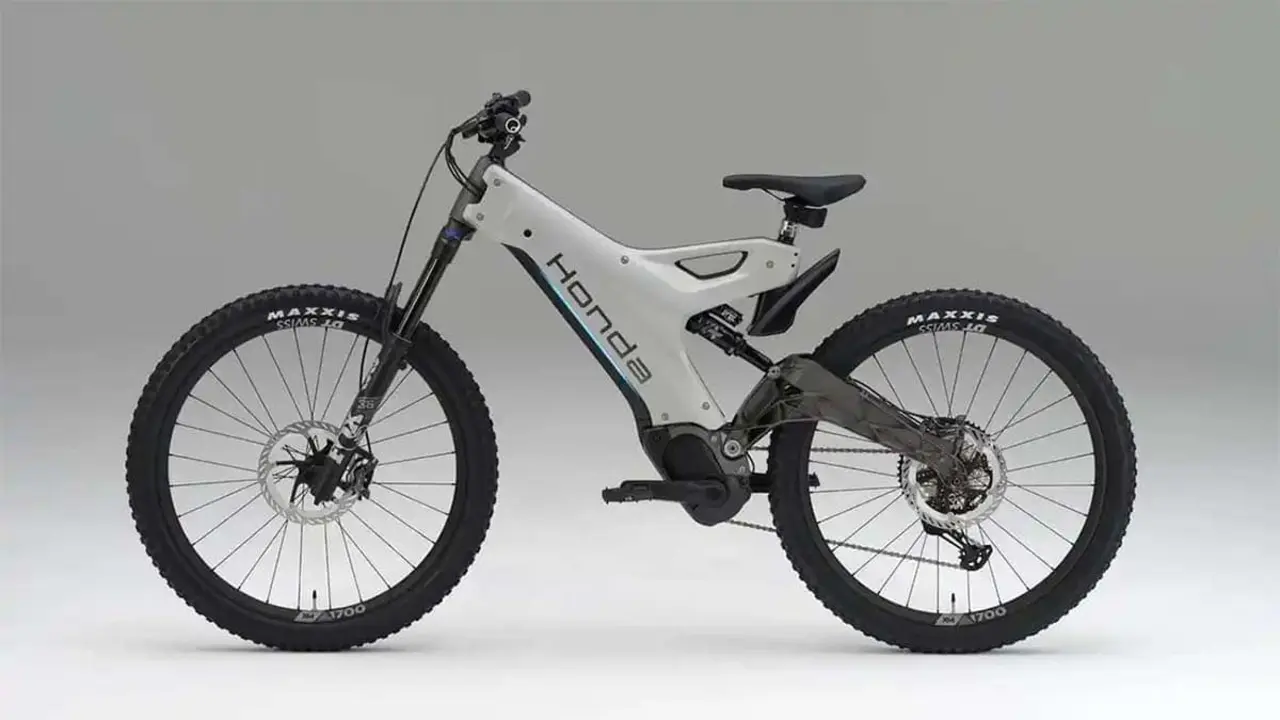 Bicicleta el&eacute;ctrica de Honda. Honda e-MTB Concept