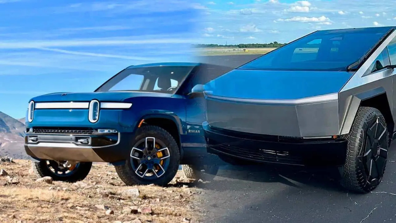 Rivian R1T VS Tesla Cybertruck - mayor eficiencia