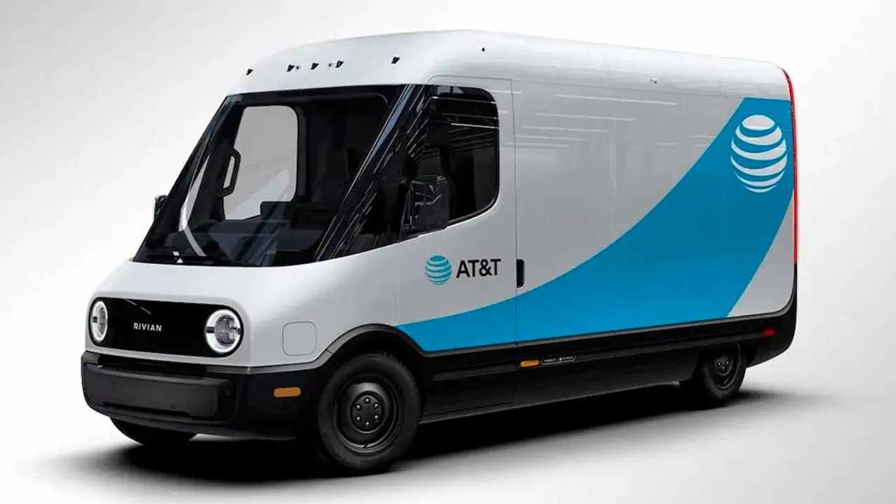 Furgoneta EDV de Rivian para AT&T