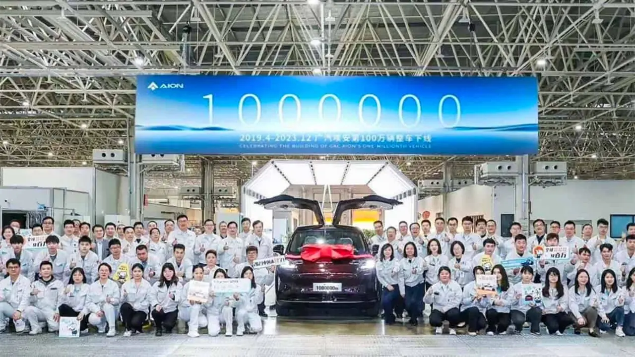 GAC Aion - 1 mill&oacute;n de coches fabricados