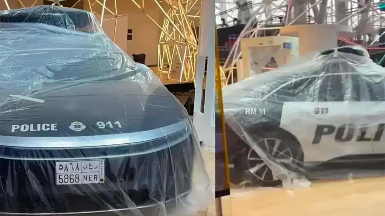 Polic&iacute;a Arabia Saudi - Lucid Air