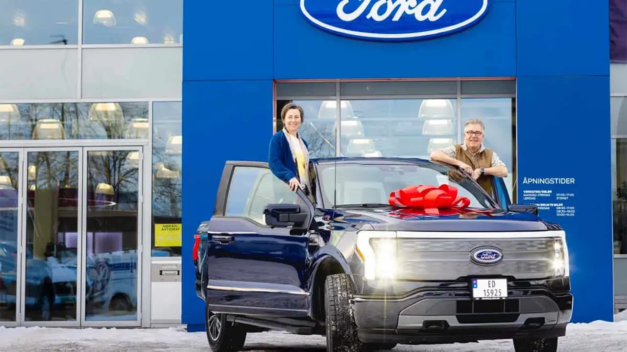 Ford F-150 Lightning - primera entrega en Noruega (Europa)
