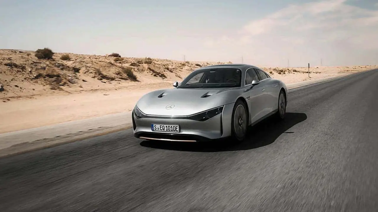 Viaje del Mercedes-Benz Vision EQXX