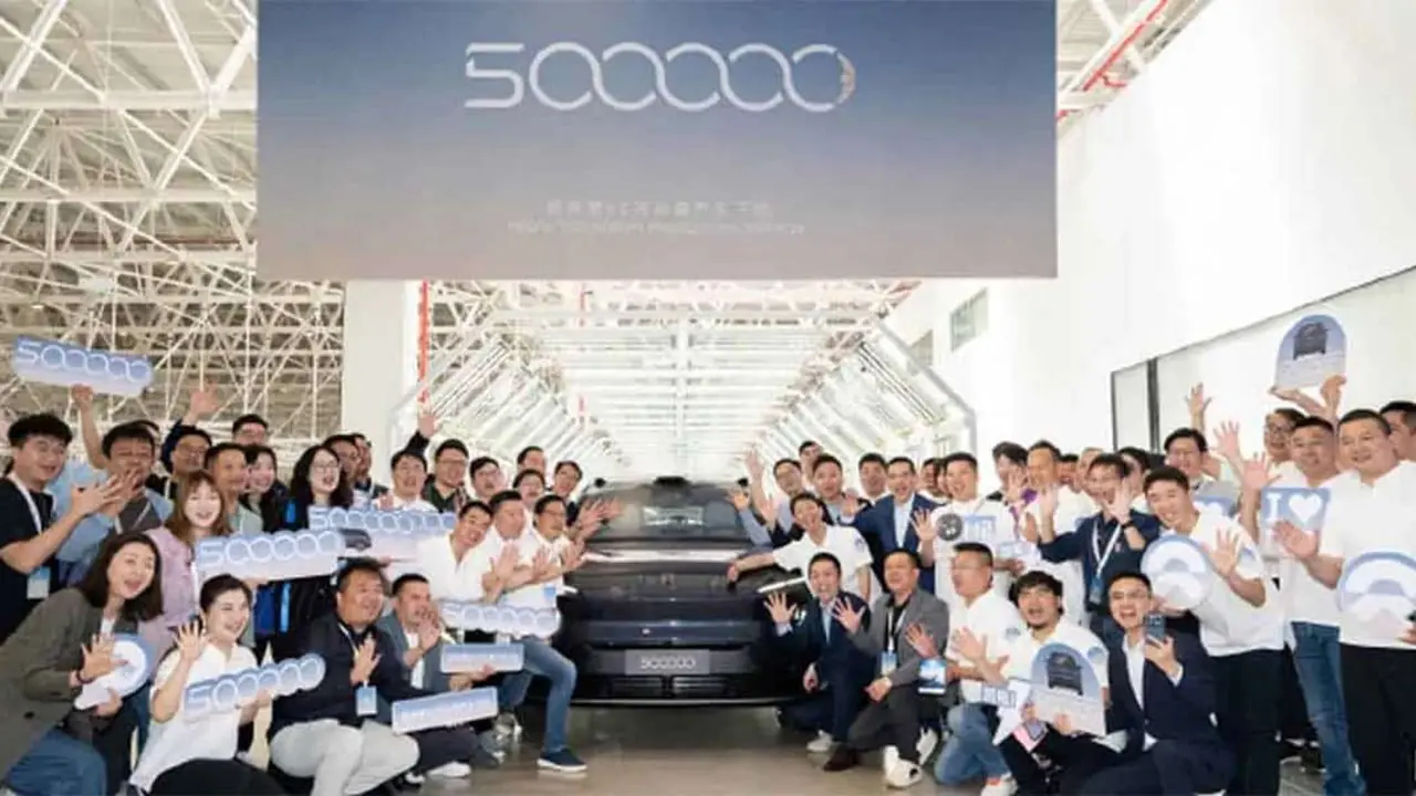 NIO coche el&eacute;ctrico 500.000