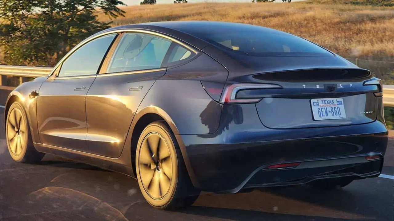 Tesla Model 3 sin retrovisores y nuevas c&aacute;maras