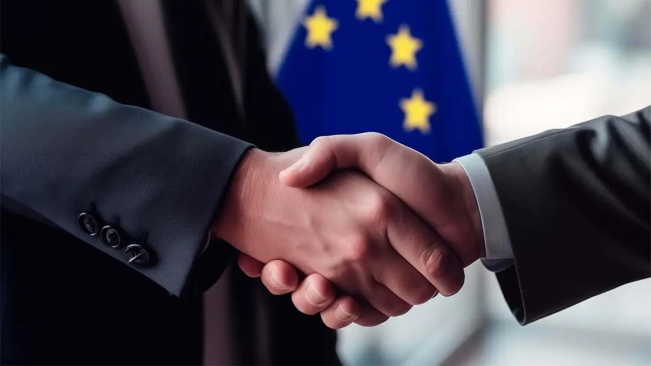 Acuerdo Europa - Dar la mano