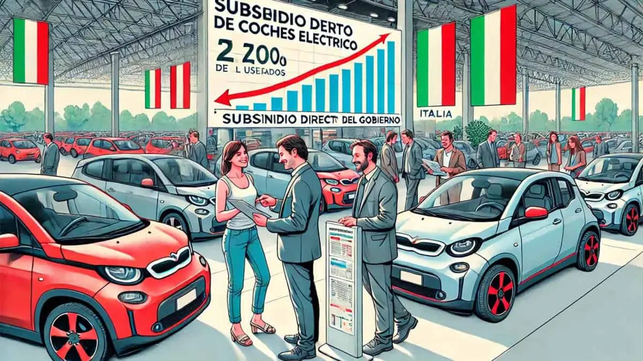 Ayuda coches el&eacute;ctricos en Italia - Ayuda directa