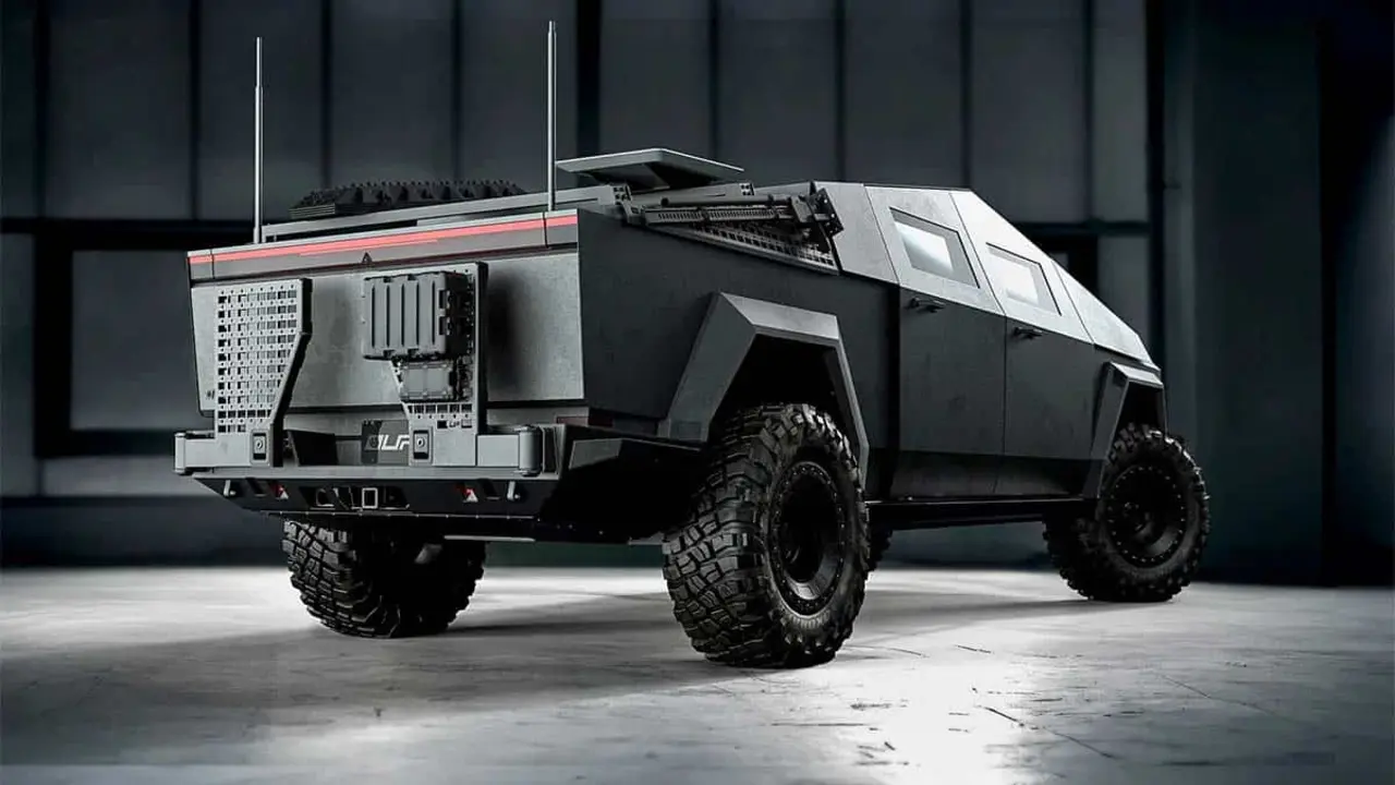 Tesla Cybertruck para uso militar