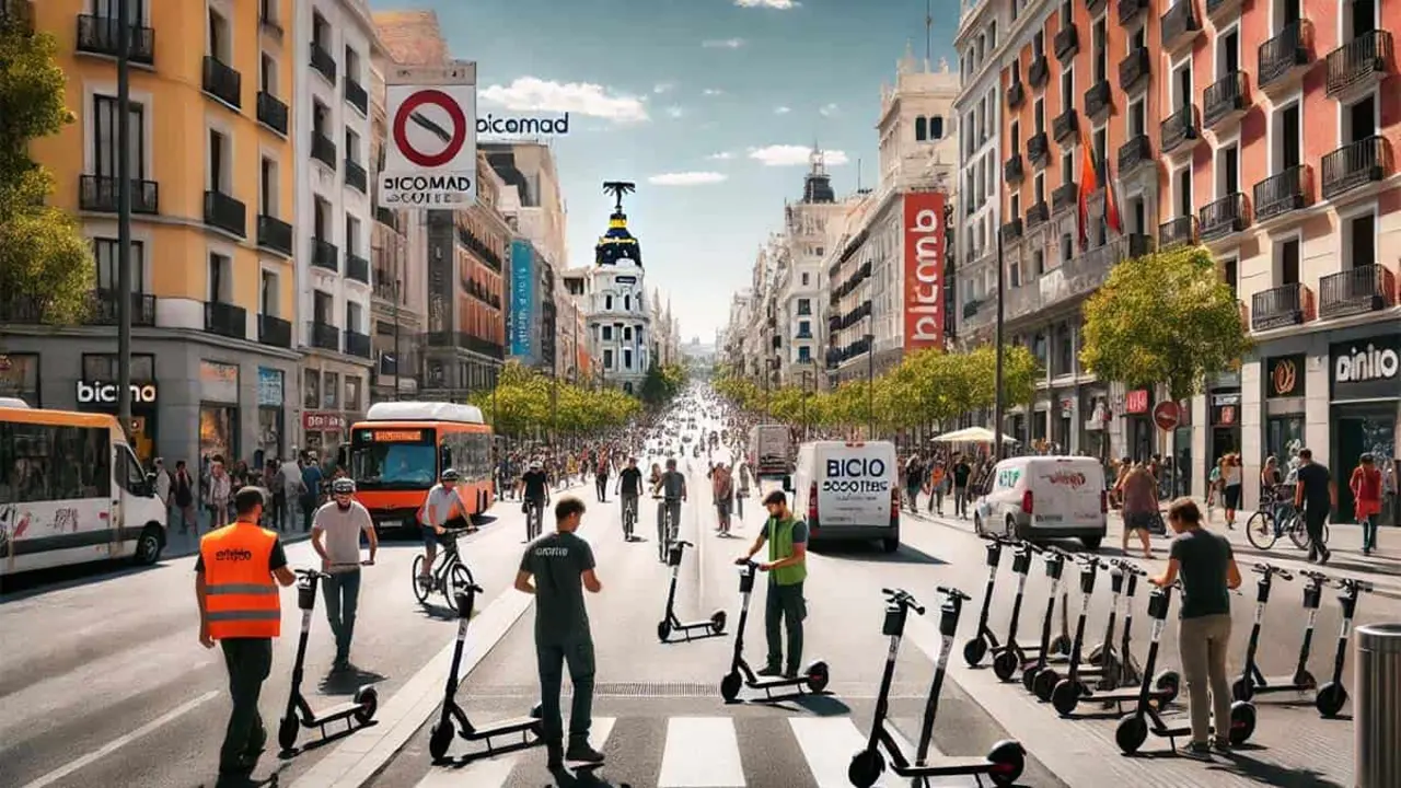Patinetes el&eacute;ctricos en Madrid