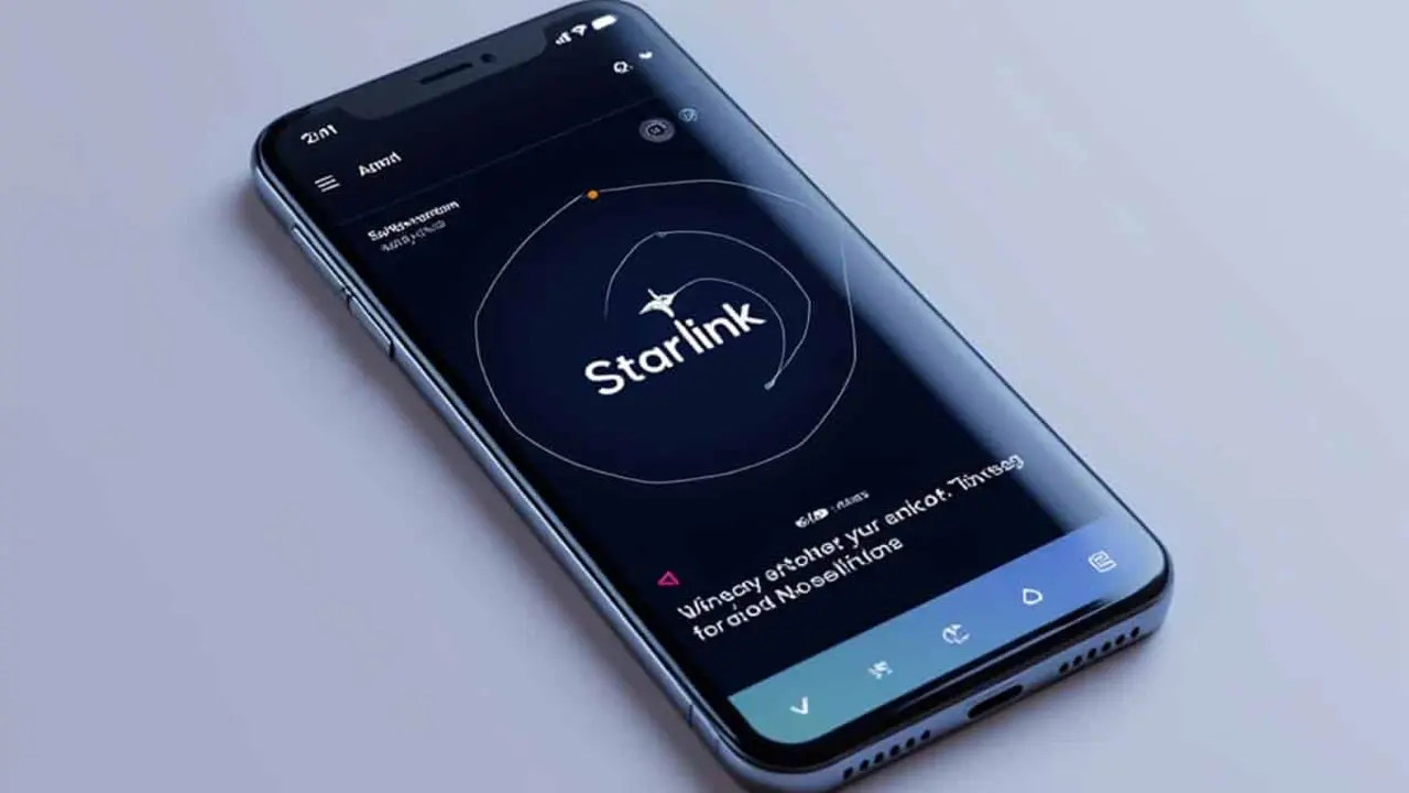 Starlink en un smartphone