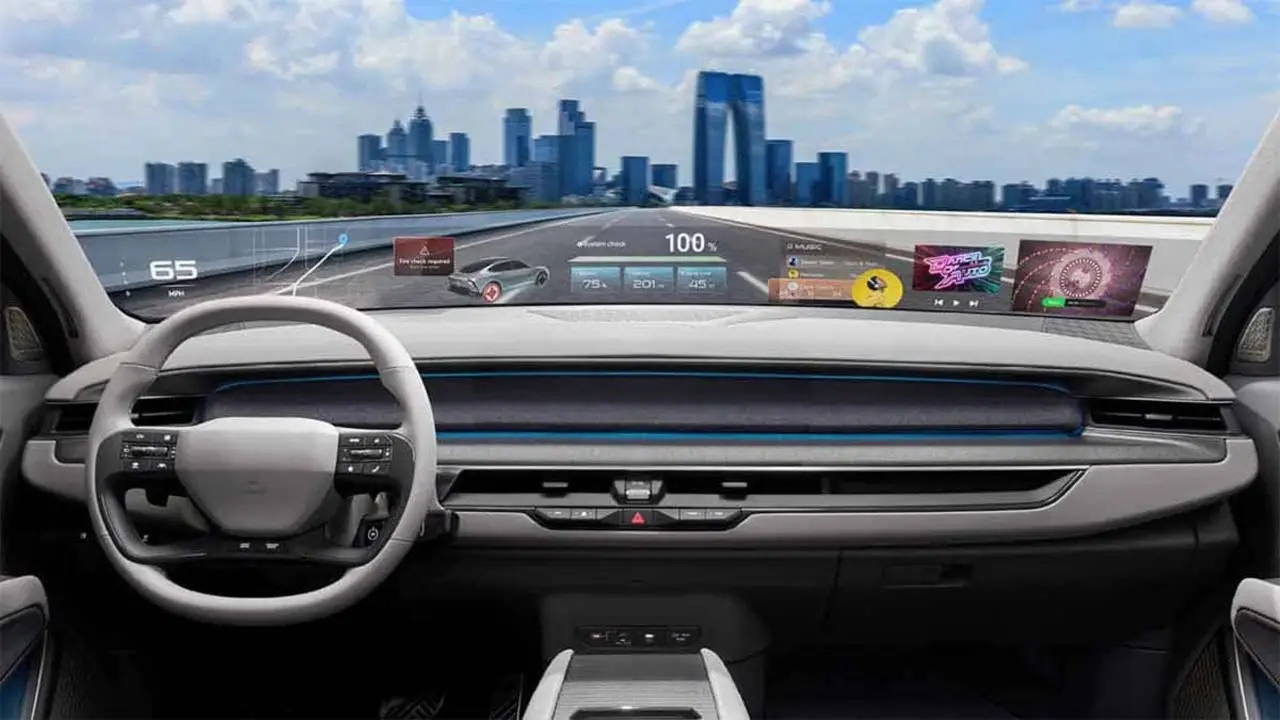 Hyundai, salpicadero hologr&aacute;fico