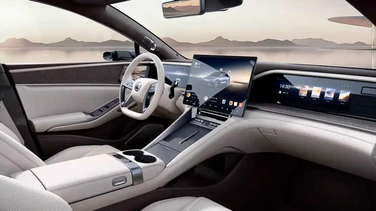 Interior del Denza Z9 GT