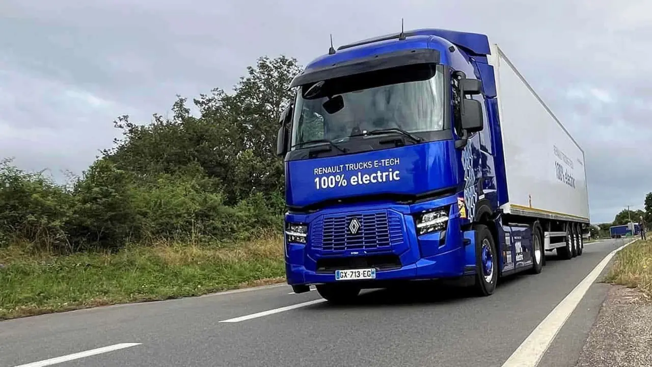 Cami&oacute;n el&eacute;ctrico de Renault e-Tech Truck