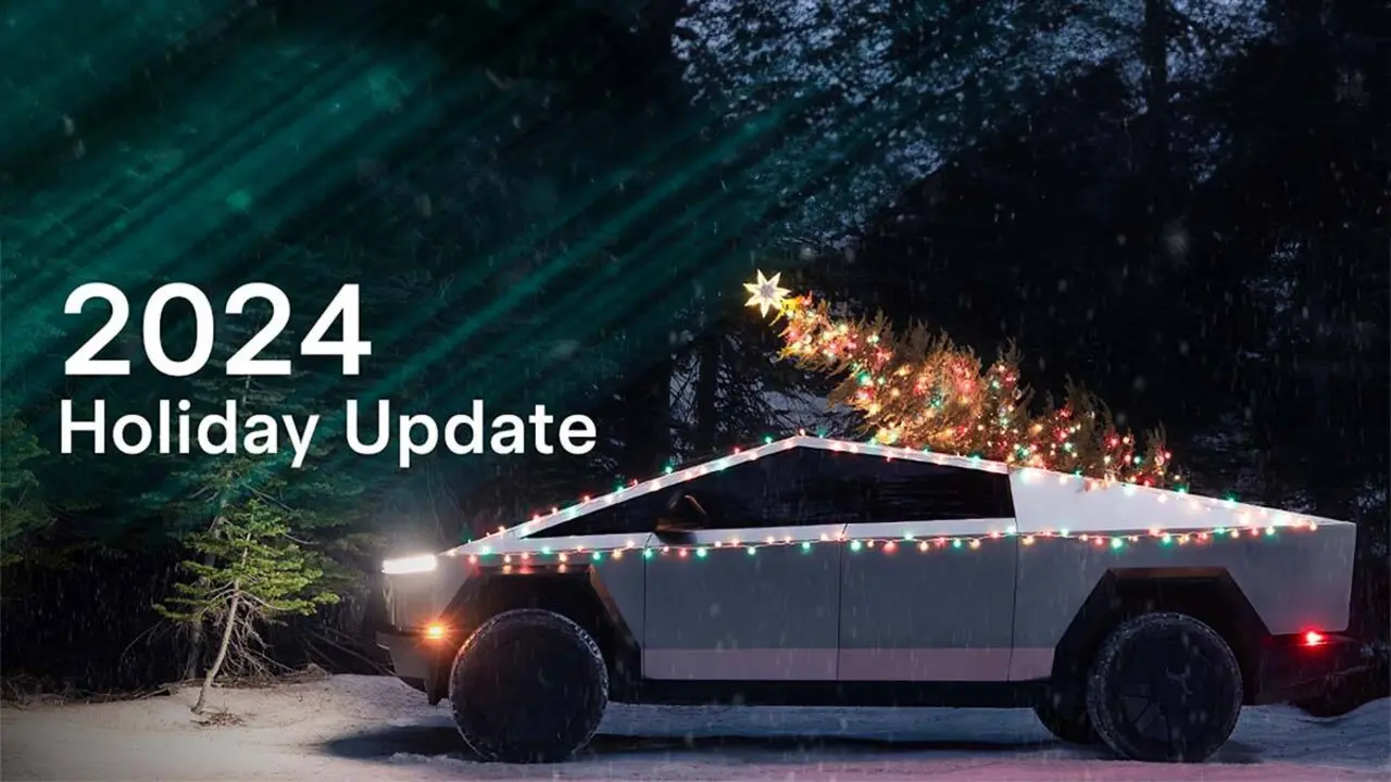 Actualizaci&oacute;n software Navidad Tesla 2024