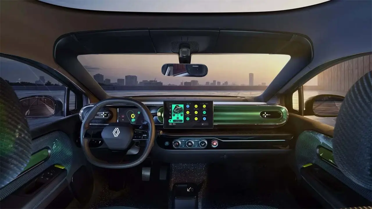Interior del Renault Twingo e-Tech 2026