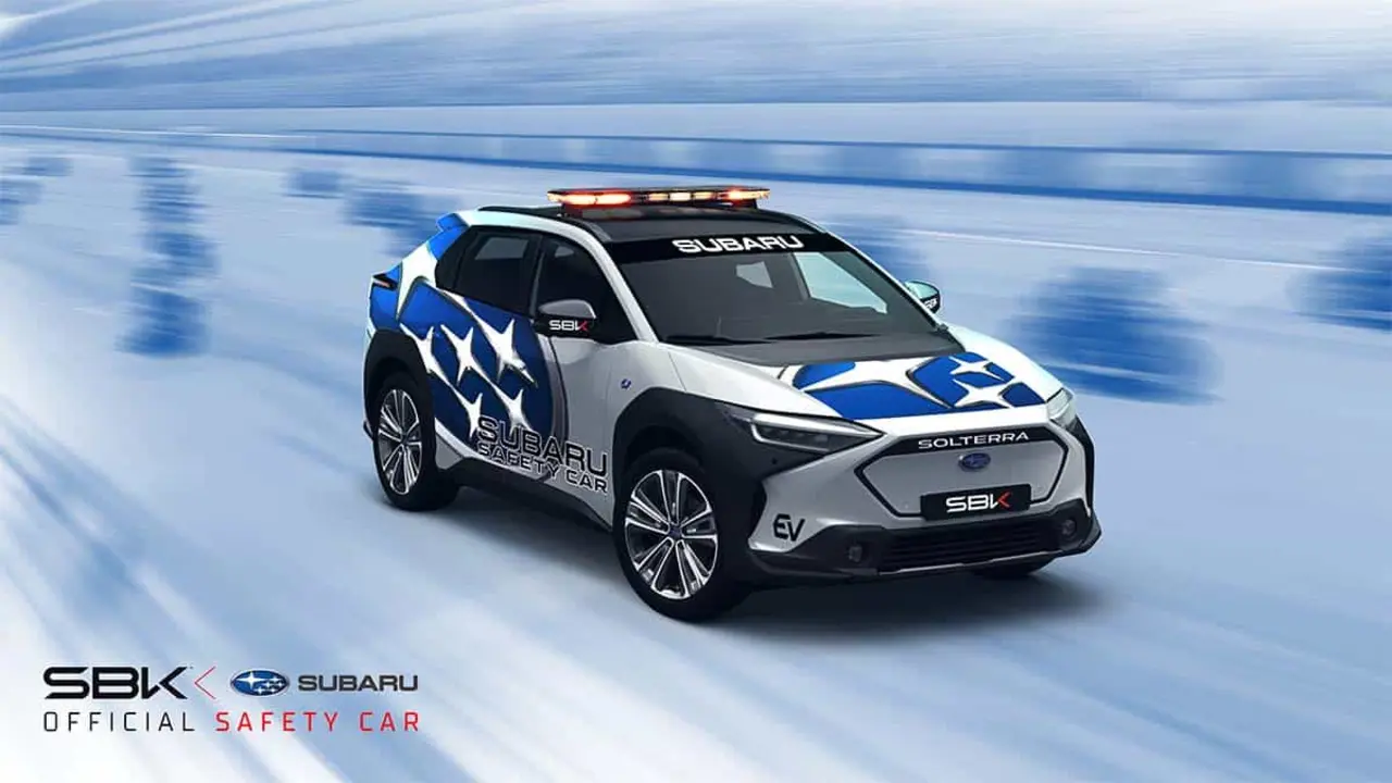 Subaru Solterra - Safety Car campeonato Superbikes SBK