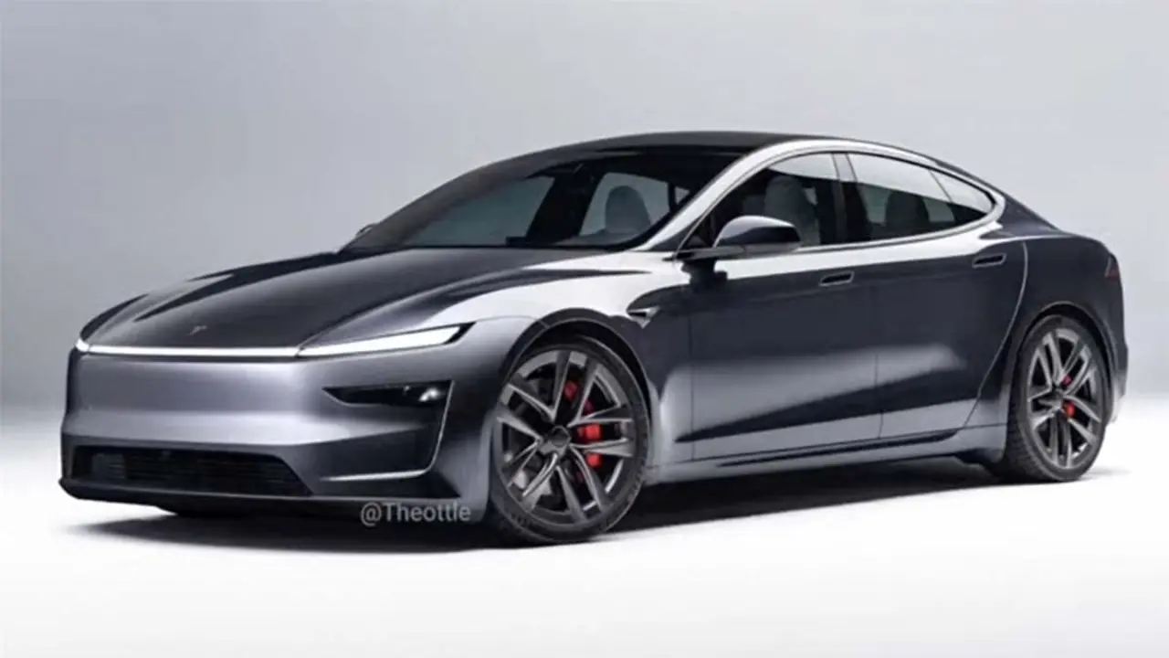 Tesla Model S (nueva est&eacute;tica) render