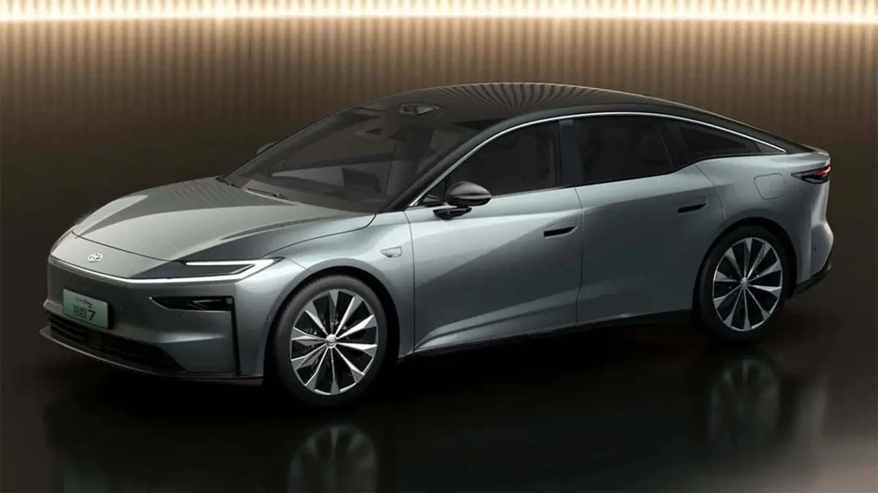 Foto del Toyota bZ7 para el mercado chino