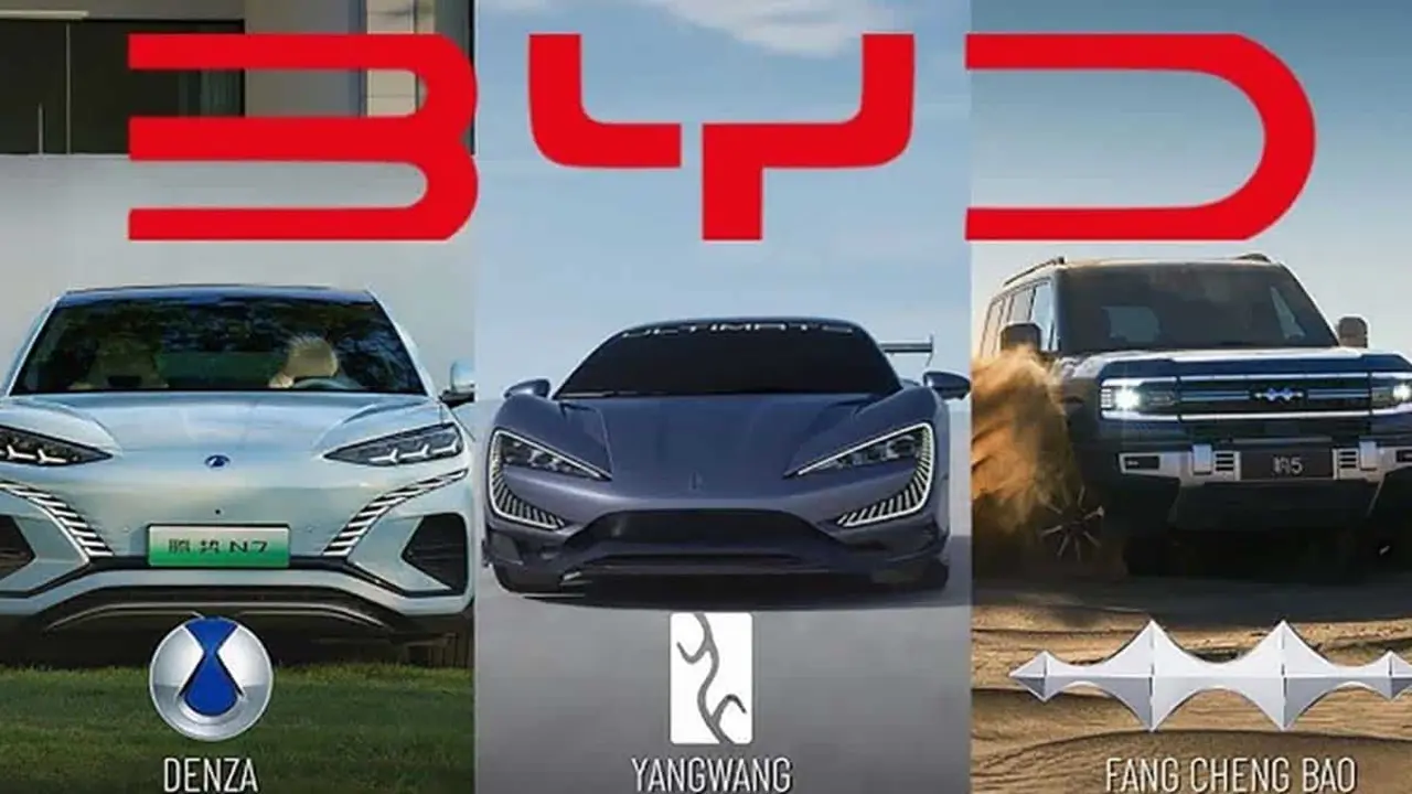 Denza, Yangwang y Fangchengbao de BYD