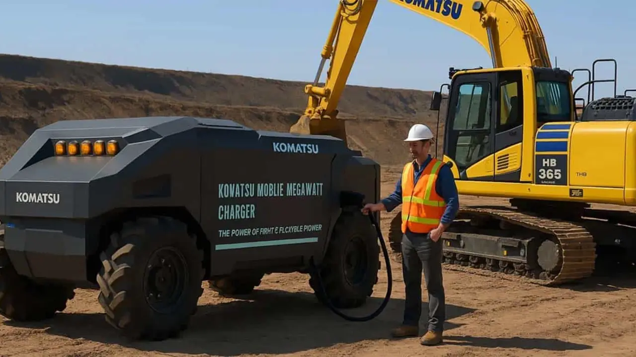 Sistema de carga m&oacute;vil de Komatsu