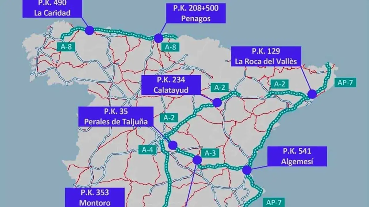 Puntos carga p&uacute;blicos