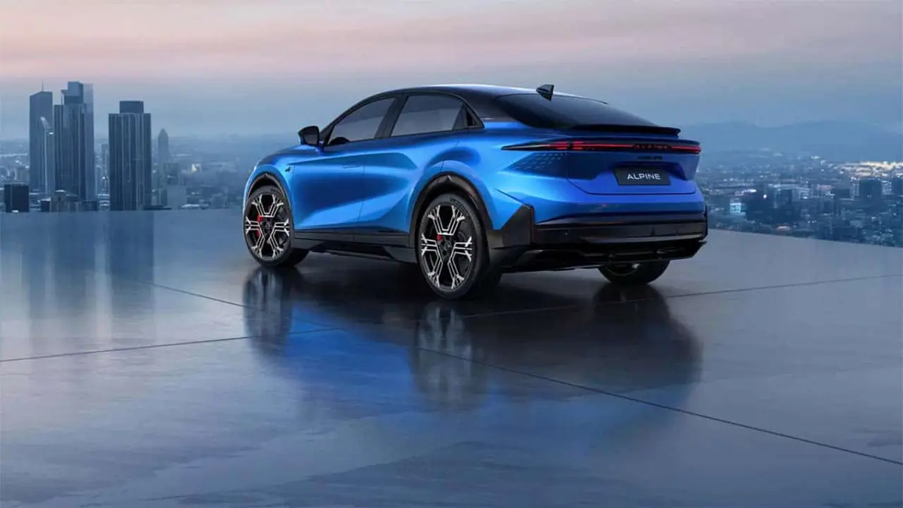 Alpine A390 - vista trasera
