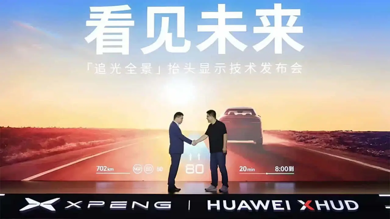 Xpeng y Huawei colaboran en un nuevo AR-HUD