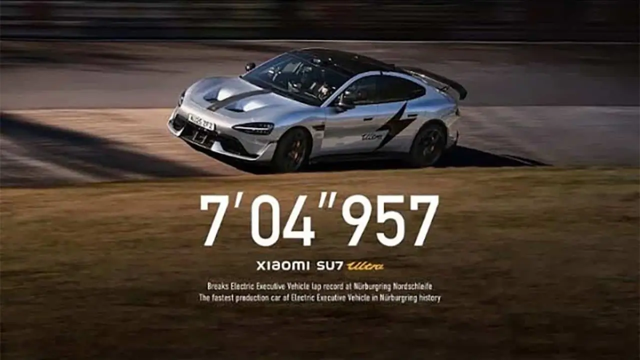 Xiaomi SU7 Ultra (vuelta r&aacute;pida en circuito N&uuml;rburgring)