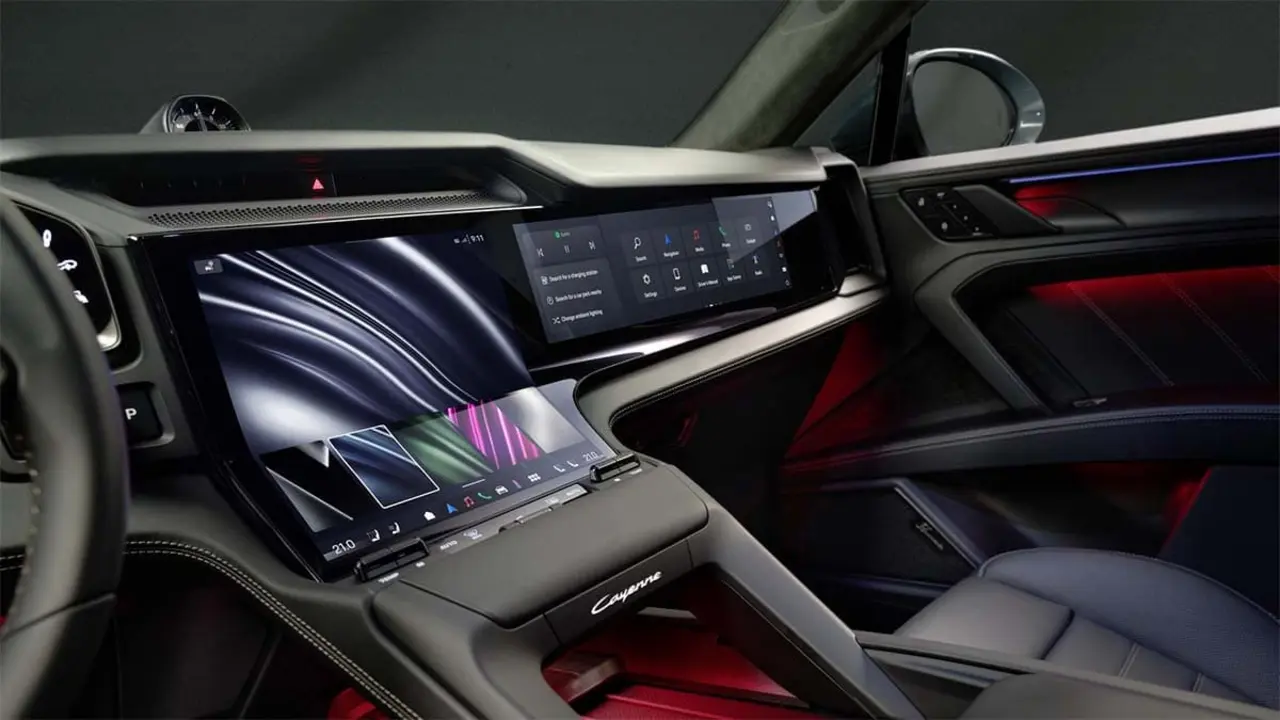 Foto interior Porsche Cayenne el&eacute;ctrico