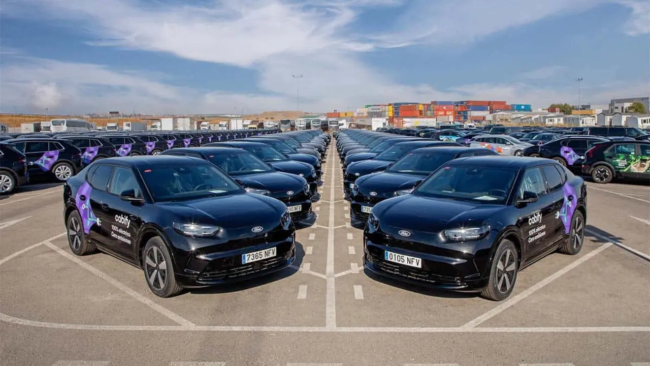 Flota de Ford Capri de CABIFY en Madrid