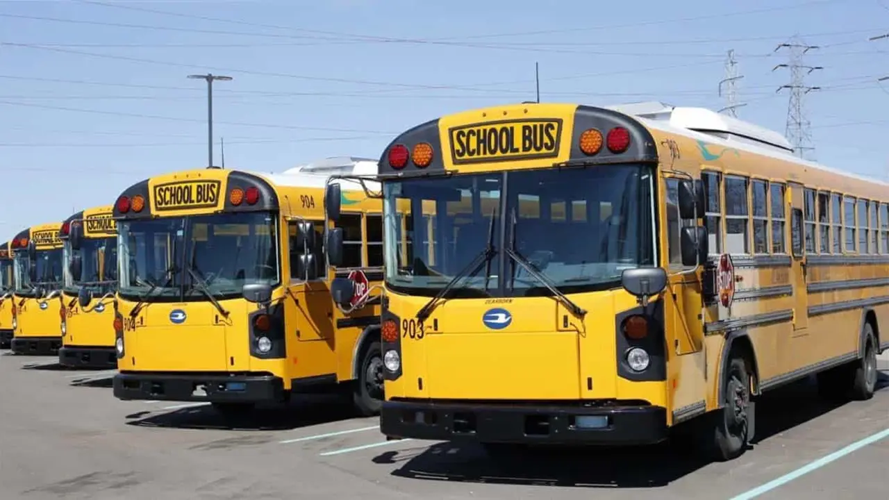 Autobuses escolares el&eacute;ctricos en Michigan