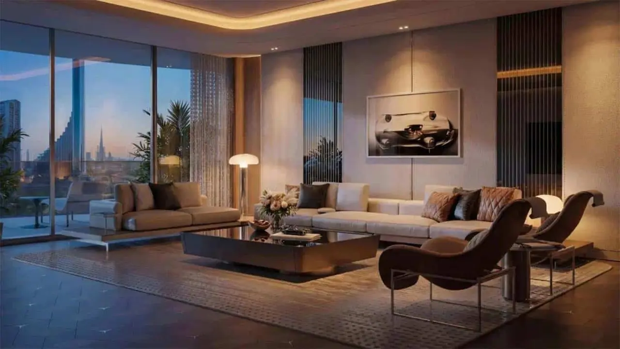 Interior de las torres de Mercedes-Benz