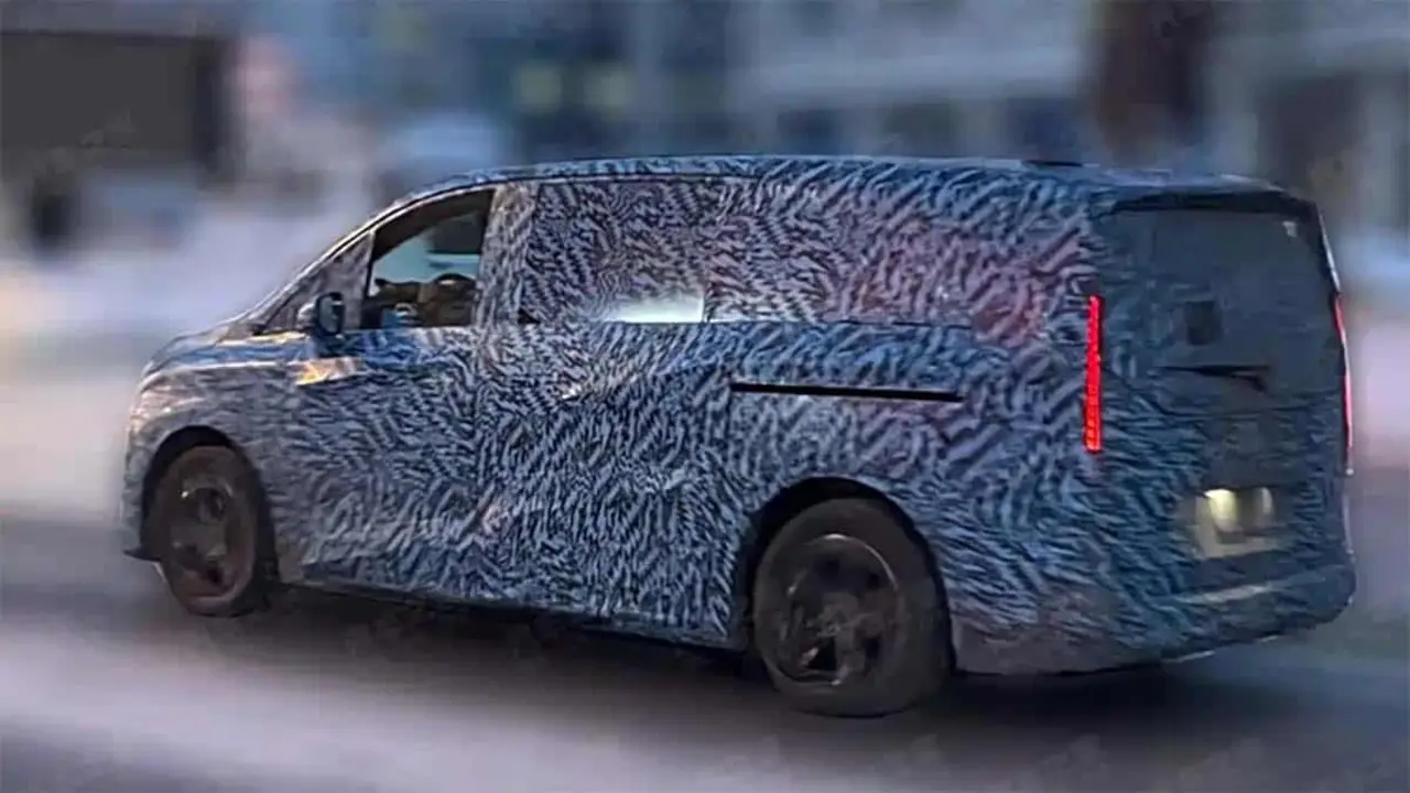 Mercedes-Benz VLE , nueva foto esp&iacute;a de la nueva furgoneta el&eacute;ctrica
