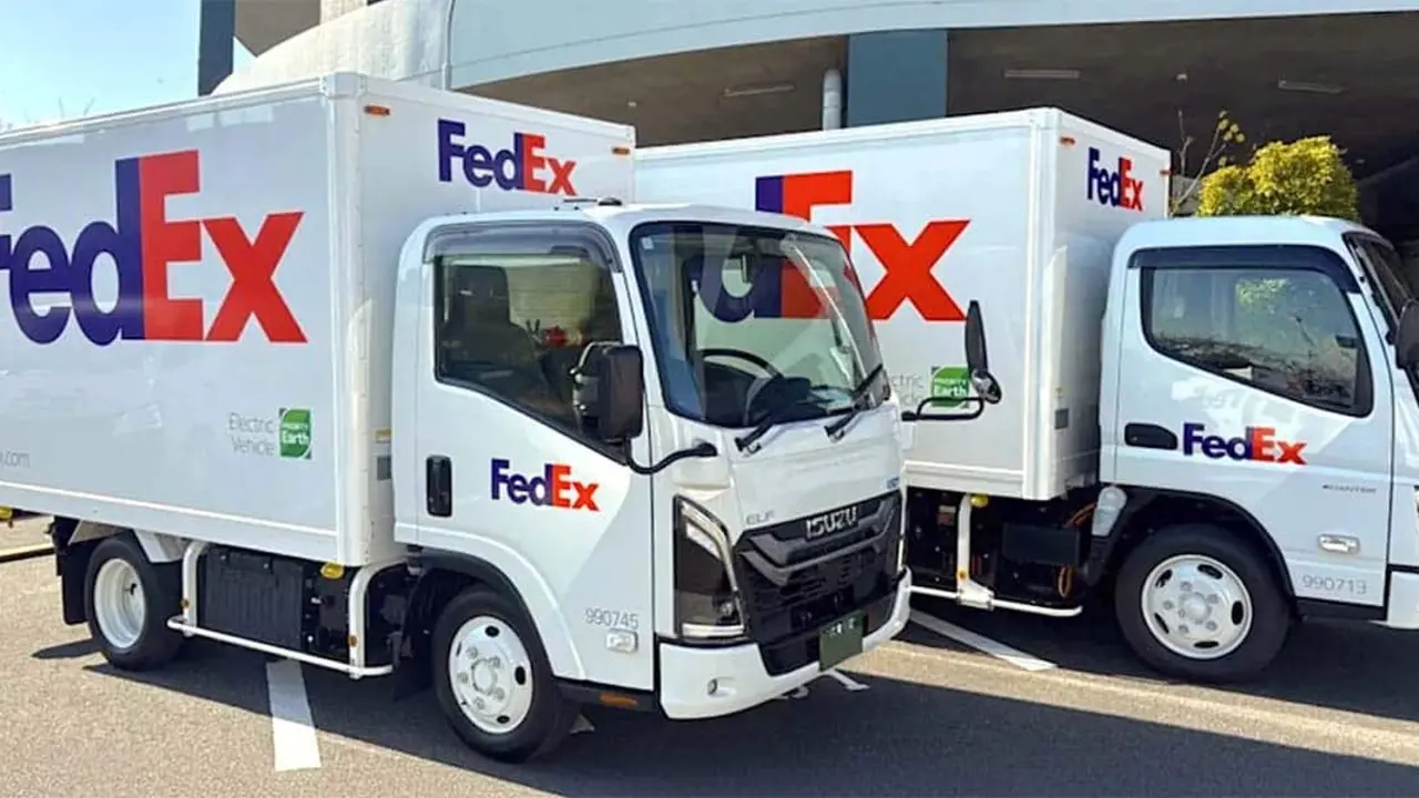 Fedex - camiones el&eacute;ctricos de reparto de &uacute;ltima milla