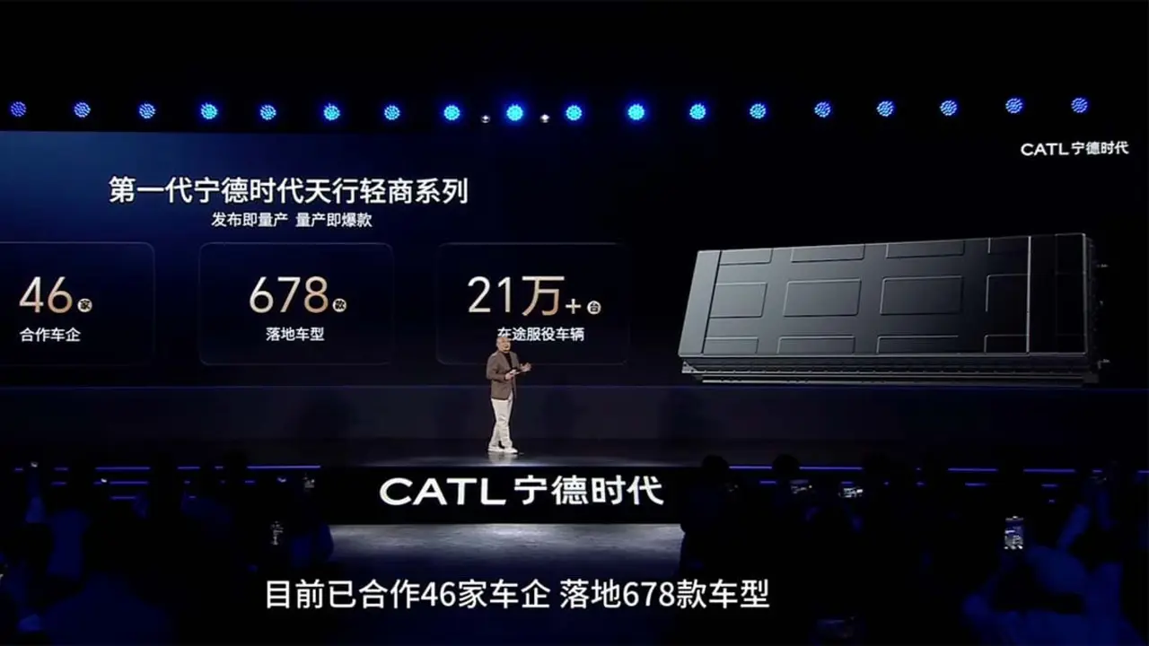 Presentaci&oacute;n de la bater&iacute;a de sodio de CATL (Tianxing II)