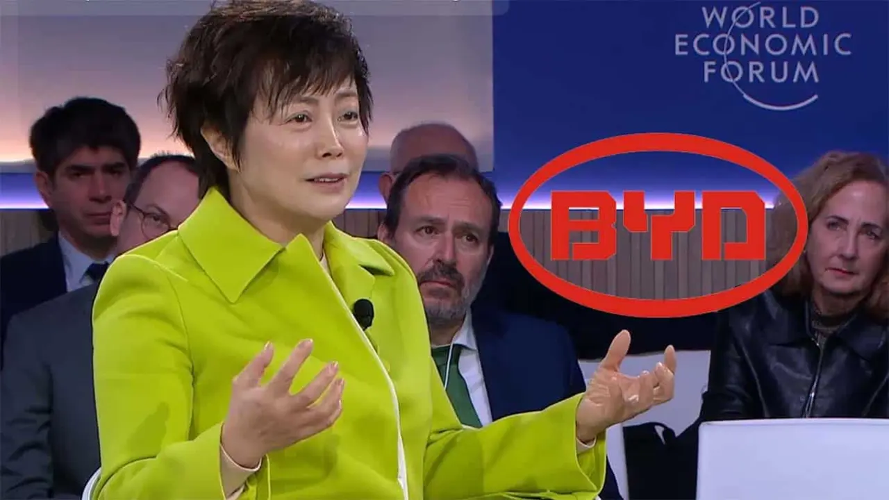 Stella Li, cara visible de BYD comentando novedades sobre Canad&aacute;