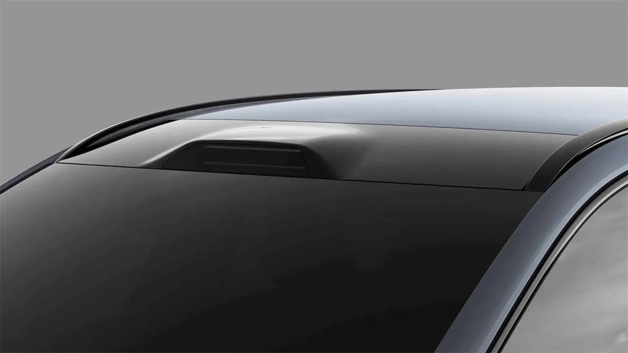 Sensor LiDAR integrado en un coche