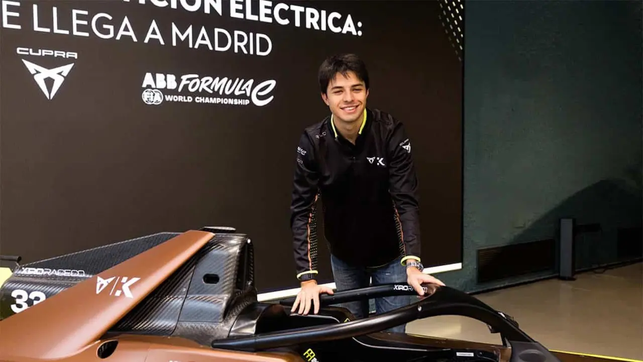 Pepe Mart&iacute; en la presentaci&oacute;n de la carrera de F&oacute;rmula E en Madrid (Jarama)