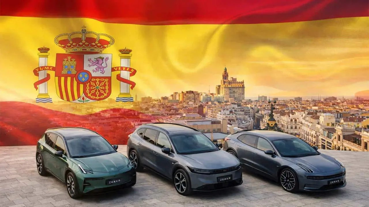 Presentaci&oacute;n de los nuevos coches el&eacute;ctricos Zeekr en Espa&ntilde;a, marcando la entrada de la marca premium de Geely en el mercado espa&ntilde;ol.