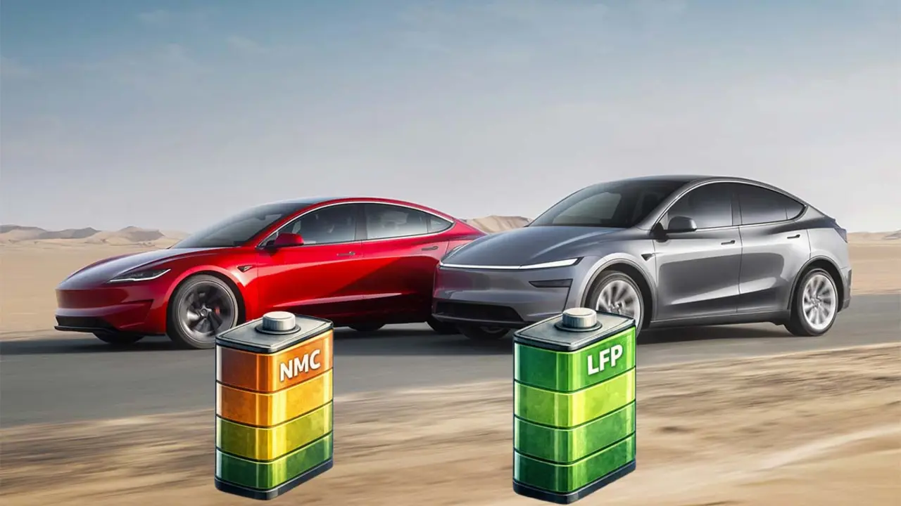 Comparativa de diferentes tipos de bater&iacute;as en Tesla: LFP, NMC y NCA, para entender sus caracter&iacute;sticas y ventajas.