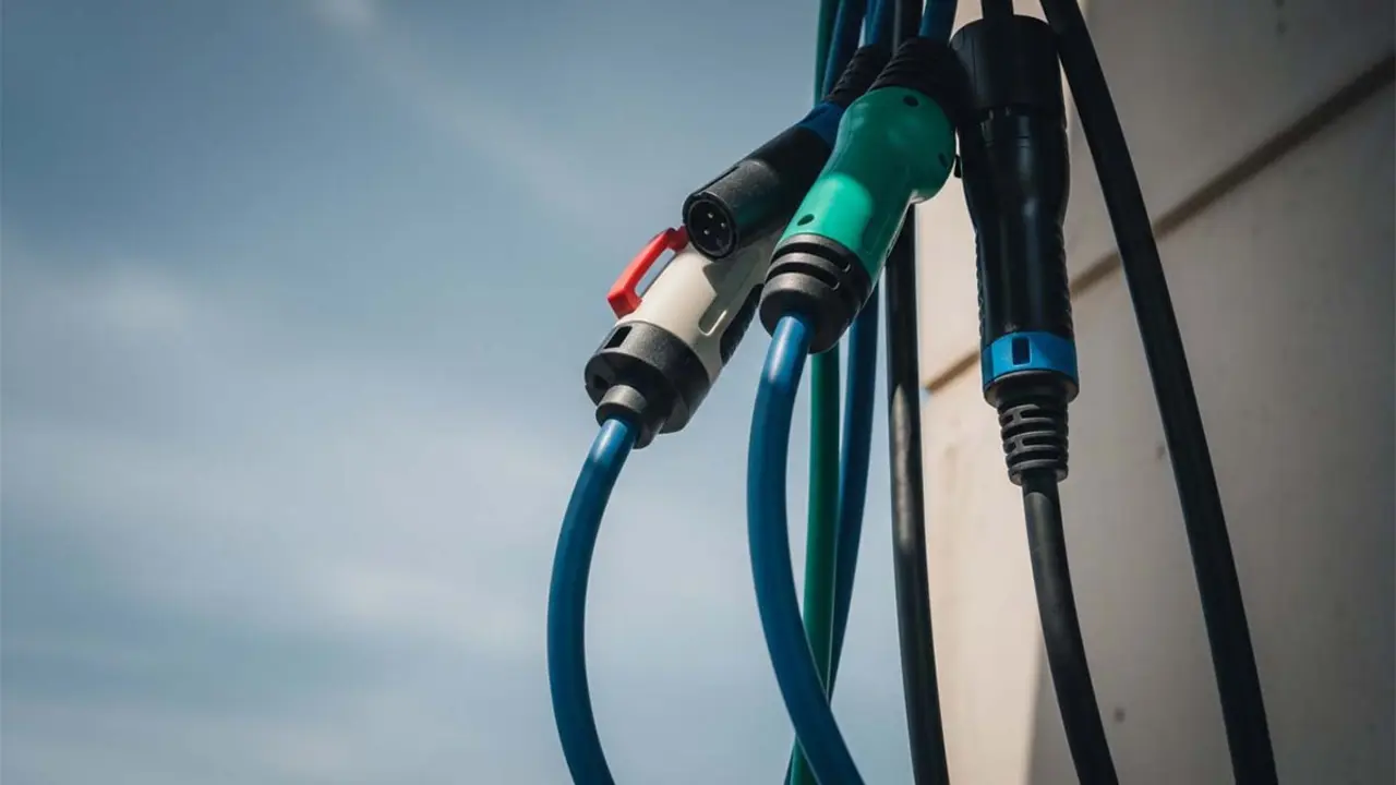 Gu&iacute;a de cargadores para coches el&eacute;ctricos en 2026, incluyendo tipos y compatibilidad.
