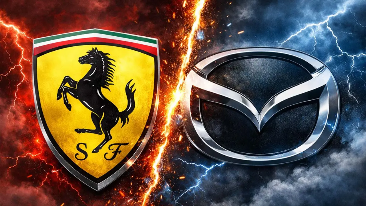 Leyendas de Ferrari y Mazda enfrentadas en el mundo de los coches el&eacute;ctricos.